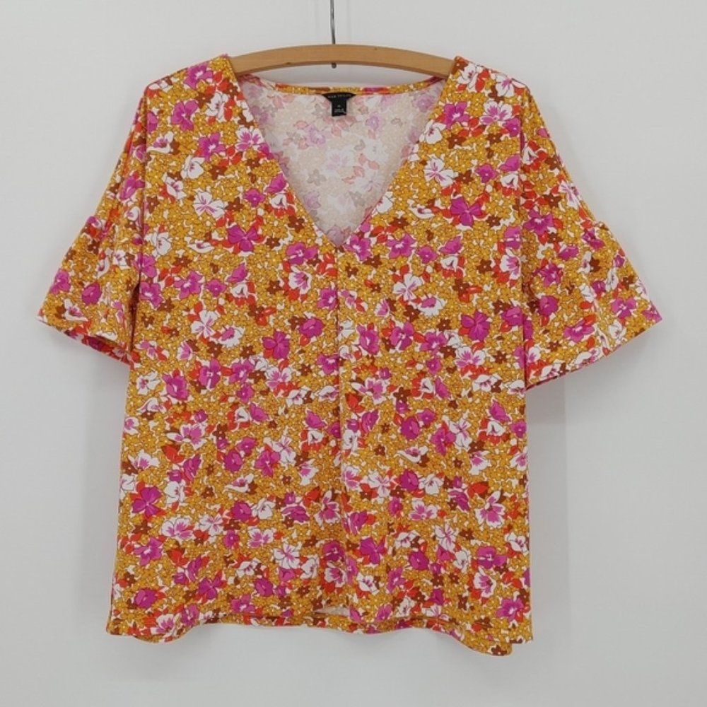 Ann Taylor  printed blouse